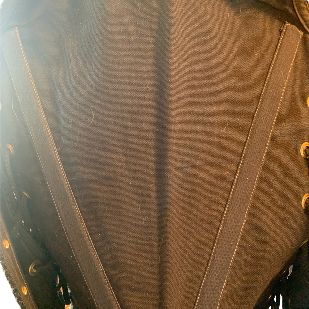 Handmade Brocade Steampunk Adjustable Corset - Picture 10 of 11